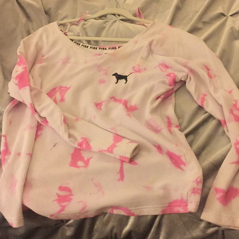 COPY - Vs pink tye die sweater